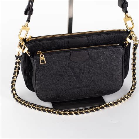 lv multi pochette black